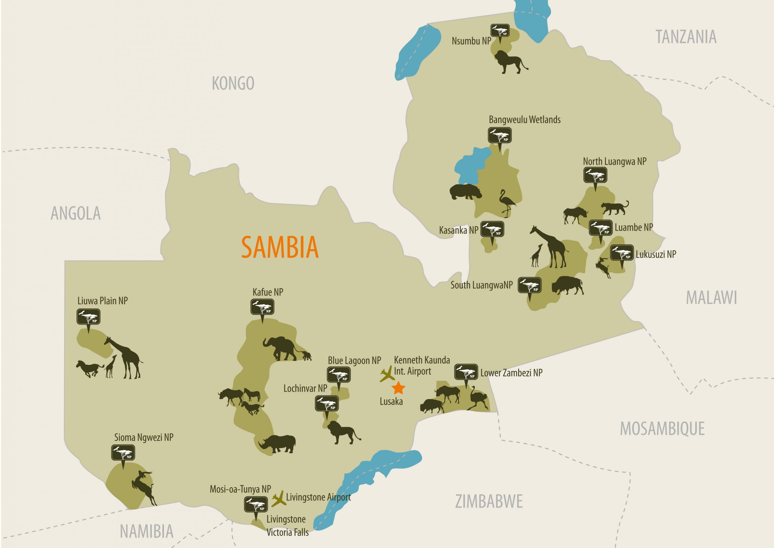 RZ Länderkarte Sambia