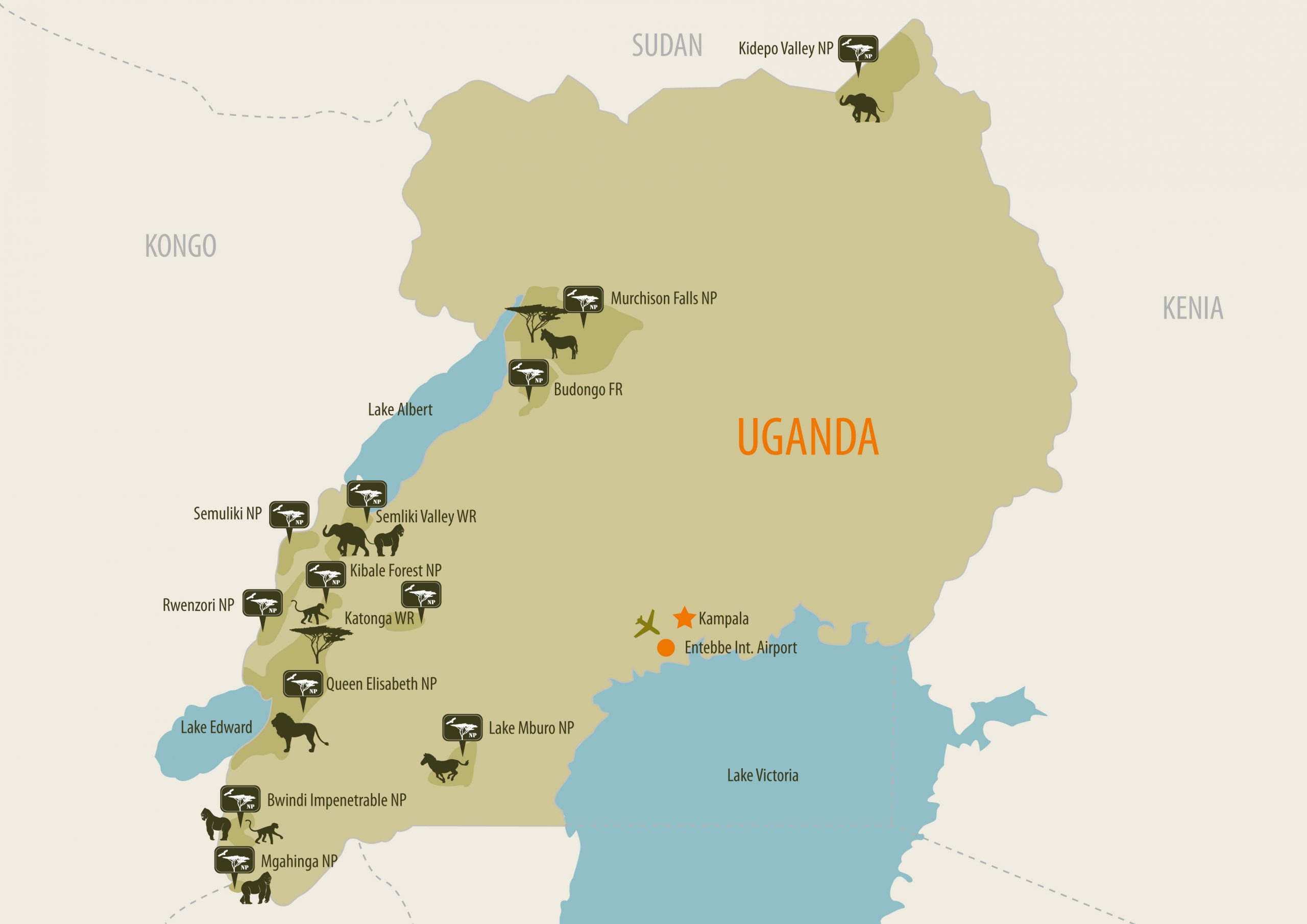 uganda safari deutschsprachig