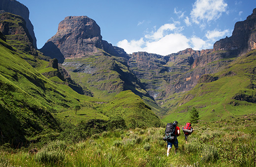 Drakensberge Südafrika Trekking Afrikascout